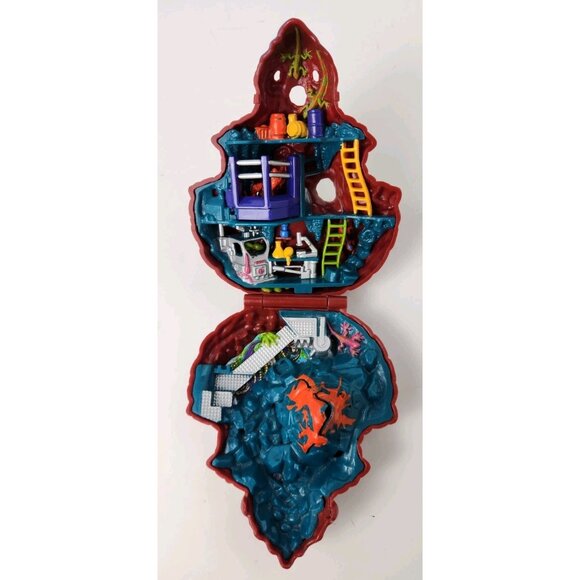 VTG 1993 Bluebird Toys Mighty Max Blows Up Dino Lab Doom Zone Playset Incomplete - Picture 8 of 12